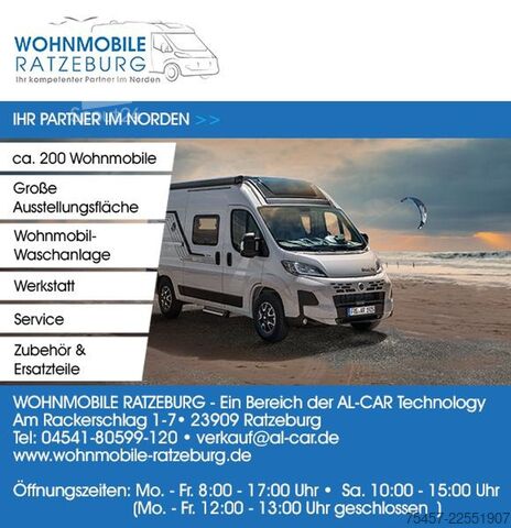 عربة تخييم شبه مدمجة KNAUS Sky Wave 60 YEARS 650 MEG