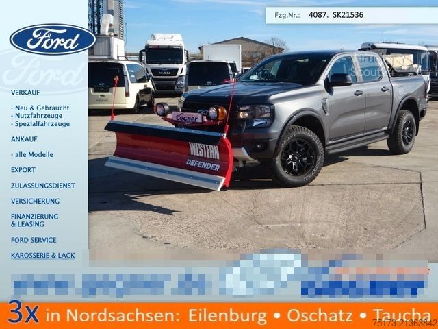 Bestelwagen FORD Ranger DoKa Tremor Stndhz Winterd Schild+Streuer