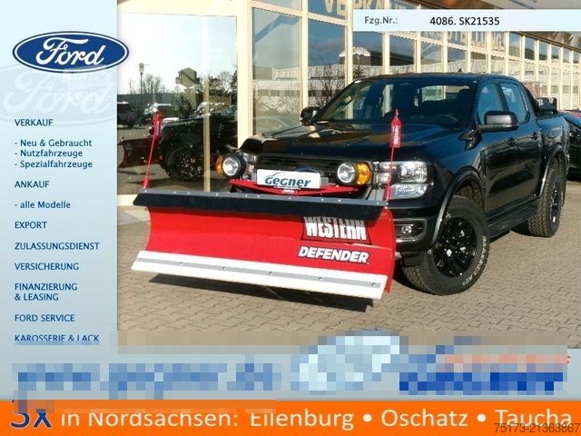 Bestelwagen FORD Ranger DoKa Tremor Stndhz Winterd Schild+Streuer