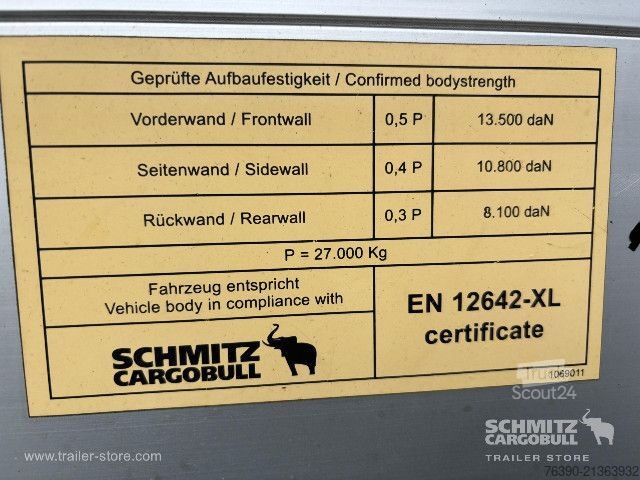 مقطورة نصفية مفتوحة مع قماش مشمع Schmitz Cargobull Semitrailer Curtainsider Standard