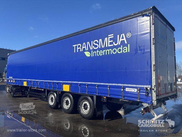 مقطورة نصفية مفتوحة مع قماش مشمع Schmitz Cargobull Semitrailer Curtainsider Standard