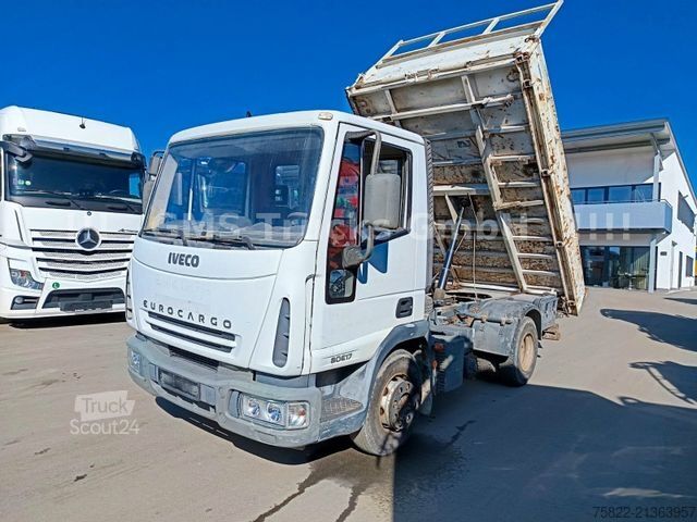 Üç yönlü damperli kamyonet IVECO Eurocargo 80E17 / Meiller / AHK / load 2,9ton