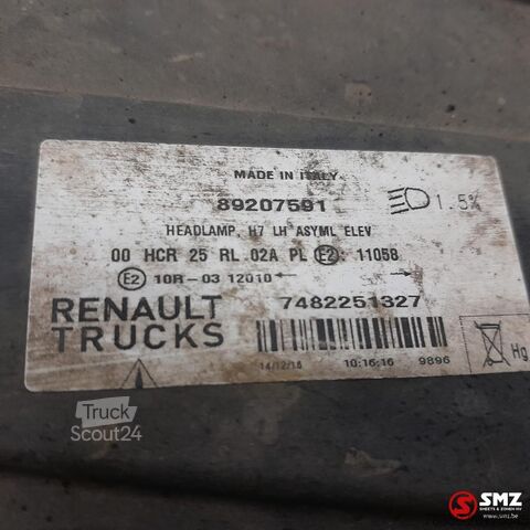 Headlight Renault Occ koplamp links RHD Renault