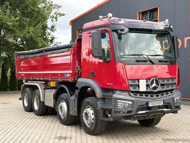 3-Seiten-Kipper Mercedes-Benz AROCS 3246 8x4 EURO6 WYWROTKA TRÓJSTRONNA Z BOR...