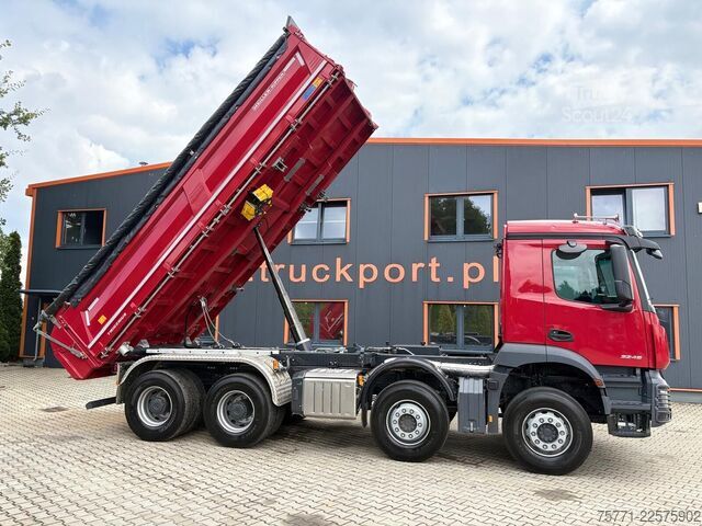 3-Seiten-Kipper Mercedes-Benz AROCS 3246 8x4 EURO6 WYWROTKA TRÓJSTRONNA Z BOR...