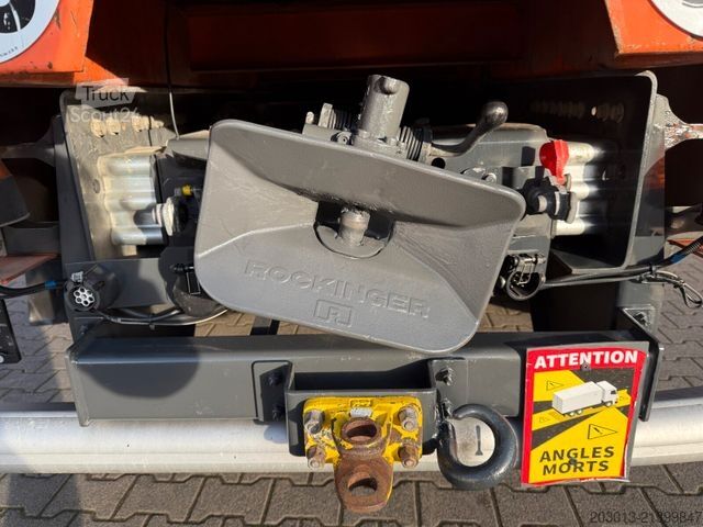Automobilis ar plakanu platformu RENAULT Premium Lander Pritsche mit Kran FASSI