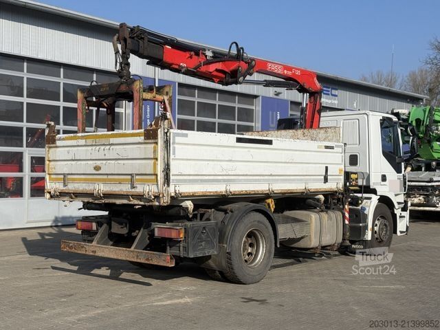 Kipper LKW IVECO Stralis AD190 S/P 4x2 Kipper Kran FASSI F125