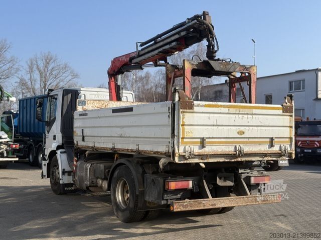 Kipper LKW IVECO Stralis AD190 S/P 4x2 Kipper Kran FASSI F125