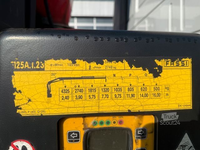 Camión volquete IVECO Stralis AD190 S/P 4x2 Kipper Kran FASSI F125