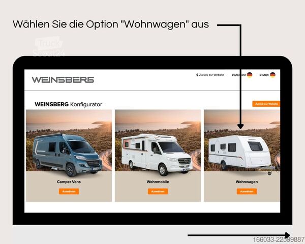 Wohnwagen WEINSBERG CaraOne 420 QD Mod. 27 *Wunschkonfiguration*