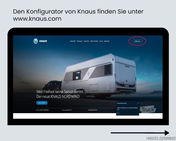 Wohnwagen KNAUS Südwind 460 EU Black Sel. 27*Wunschkonfiguration
