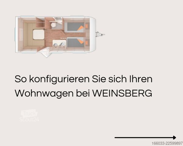 Wohnwagen WEINSBERG CaraOne 450 FU Mod. 27 *Wunschkonfiguration*