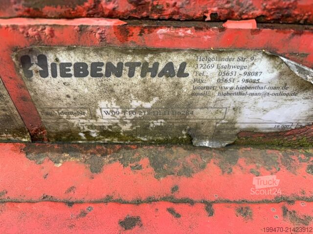 Semiremorcă cu încărcătură joasă Hiebenthal TTH 18