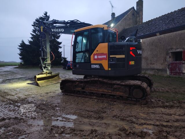 Escavadora de rastos Volvo ECR145EL with Steelwrist rototilt and 2 buckets