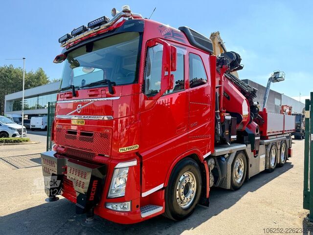 Charge lourde Volvo FH 540 8x4 SZM / PRITSCHE + KRAN PALFINGER PK 1...