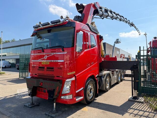 Charge lourde Volvo FH 540 8x4 SZM / PRITSCHE + KRAN PALFINGER PK 1...