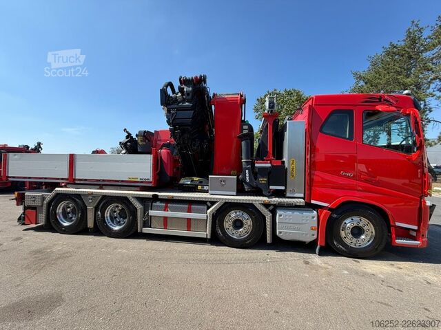 Lastplattform Volvo FH 540 8x4 TREKKER/BAKWAGEN + PALFINGER PK 135...