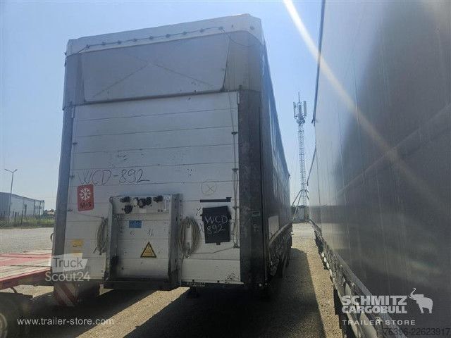 Öppen semitrailer med kapell Schmitz Cargobull Semitrailer Curtainsider Mega