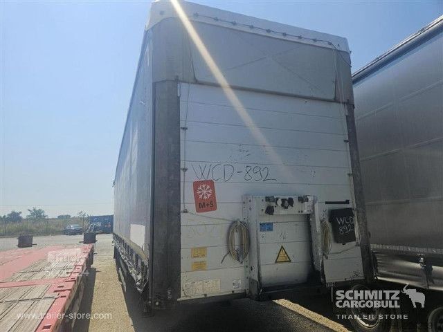 Öppen semitrailer med kapell Schmitz Cargobull Semitrailer Curtainsider Mega