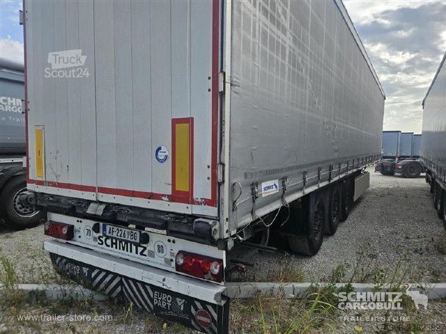 Öppen semitrailer med kapell Schmitz Cargobull Semitrailer Curtainsider Standard