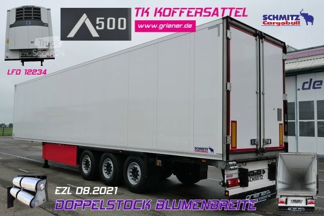 Semirremolque frigorífico SCHMITZ CARGOBULL SKO 24/DOPPELSTOCK BLUMEN TK A500 DRP FP 45