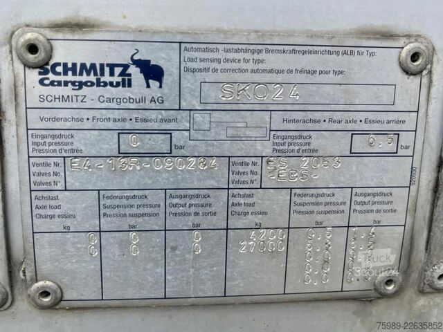 حقيبة سفر Schmitz Cargobull SAF AXLES, LIFT AXEL, DISC BRAKES, AIR SUSPENSION