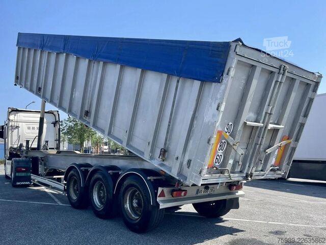شاحنة قلابة Fruehauf grain transport 46m 3 3 axels , ABS