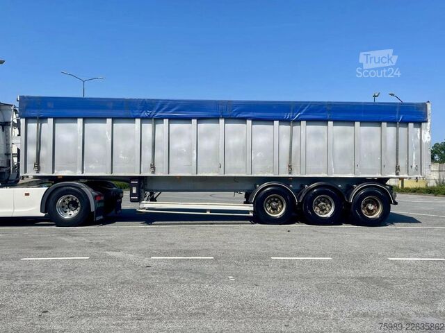 شاحنة قلابة Fruehauf grain transport 46m 3 3 axels , ABS