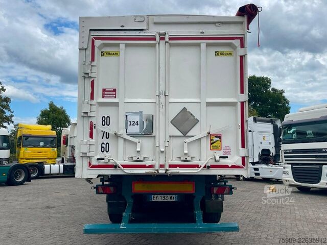 شاحنة قلابة Socari 69m3 left side opens, self pump tyres,  etc