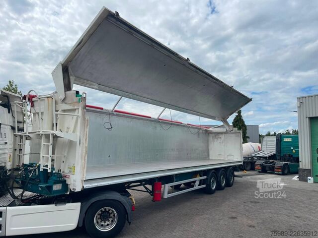 شاحنة قلابة Socari 69m3 left side opens, self pump tyres,  etc