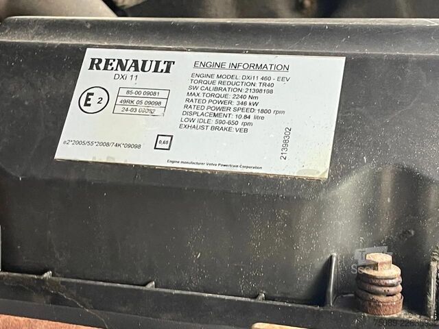 Standard-SZM Renault Premium 460 2 FUEL TANK,  FRIGO, EURO 5