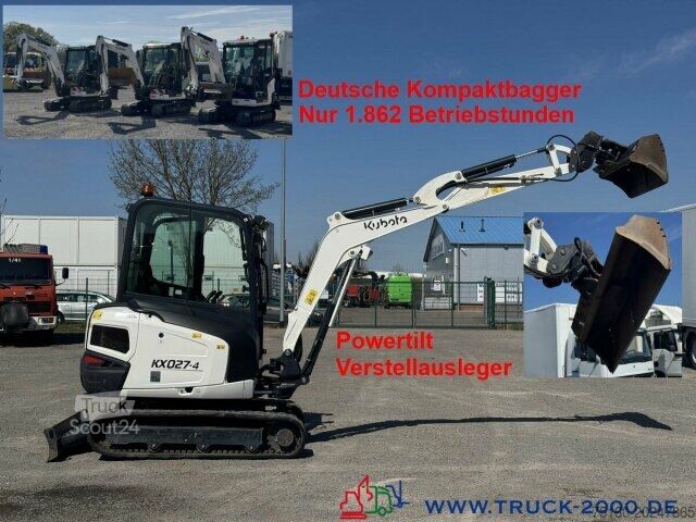 Mini-pelle Kubota Kubota KX027-4 GL Verstellausleger + Powertilt