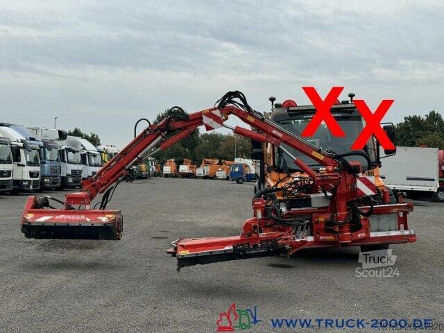 Faucheuse Unimog Dücker Mähkombination RSM Mäher Ausleger DUA800