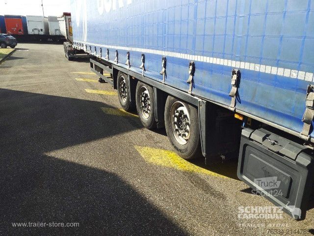 Auflieger mit Pritsche & Plane Schmitz Cargobull Semitrailer Curtainsider Mega