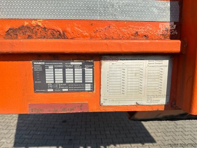 Platformas piekabe Nooteboom OVB-73-04 73 tons Ballast trailer / 4 axles / 3...