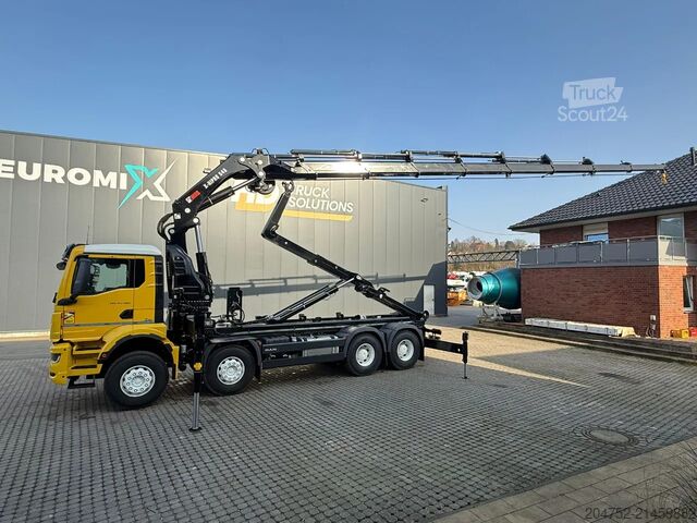Haakarmsysteem MAN TGS 35.520 TGS 35.520 8x4  Abrollkipper + Kran ...
