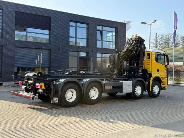 Haakarmsysteem MAN TGS 35.520 TGS 35.520 8x4  Abrollkipper + Kran ...
