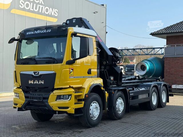 Systém ramene s hákem MAN TGS 35.520 TGS 35.520 8x4  Abrollkipper + Kran ...