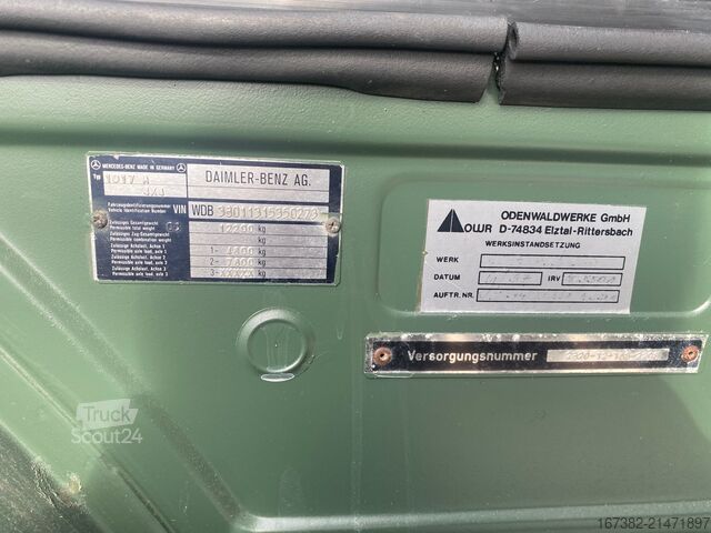 MERCEDESBENZ 1017 4X4 ex leger gereviseerd MercedesBenz 1017 4X4 ex army reconditioned