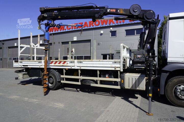Plataforma com grua Mercedes-Benz Arocs 1833 4x2 / 50 tho. km! / HIAB