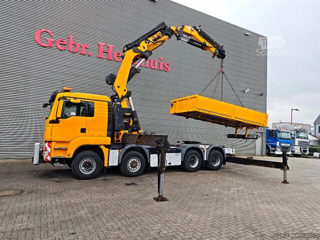 Camion-grue MAN TGS 35.480 8x6 Palfinger PK 85002