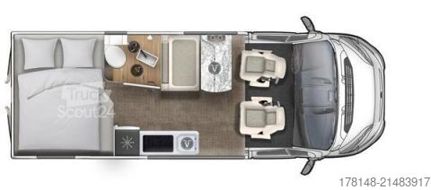 Camper van Eura Mobil Van 595 HB