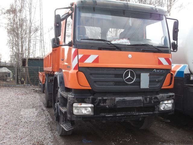 Camion benne MERCEDES-BENZ AXOR 1828 Kipper KRAN+ANH Kipper