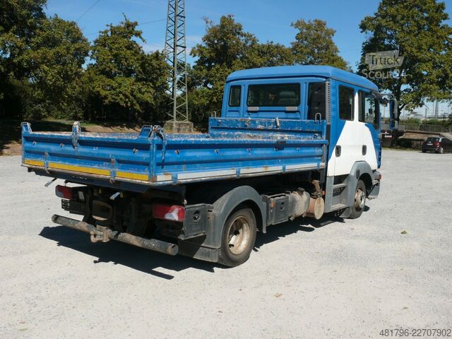 Tre-vejs tippevogn MAN TGL8.220 Meiller Kipper 3Seitenkipper Klima 2AHK