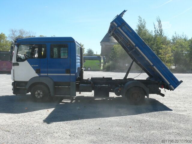 Tre-vejs tippevogn MAN TGL8.220 Meiller Kipper 3Seitenkipper Klima 2AHK
