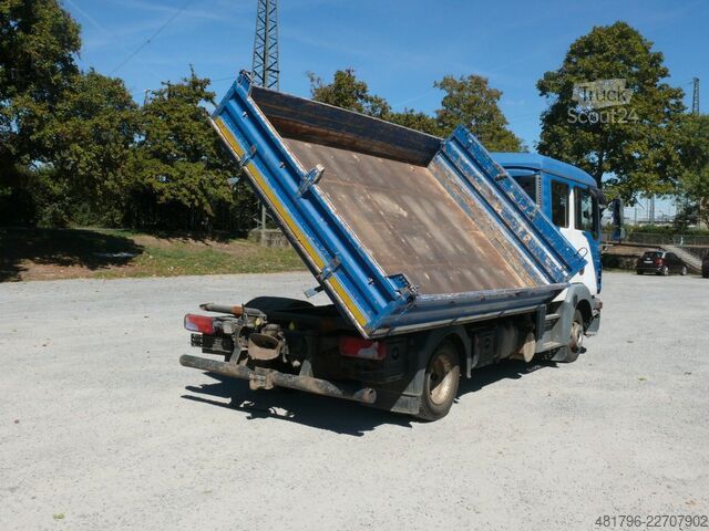 Tre-vejs tippevogn MAN TGL8.220 Meiller Kipper 3Seitenkipper Klima 2AHK
