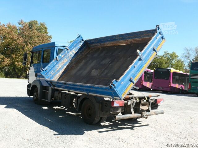 Tre-vejs tippevogn MAN TGL8.220 Meiller Kipper 3Seitenkipper Klima 2AHK