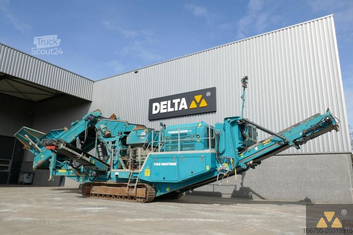 Knusningsanlæg Powerscreen 1150 Maxtrak
