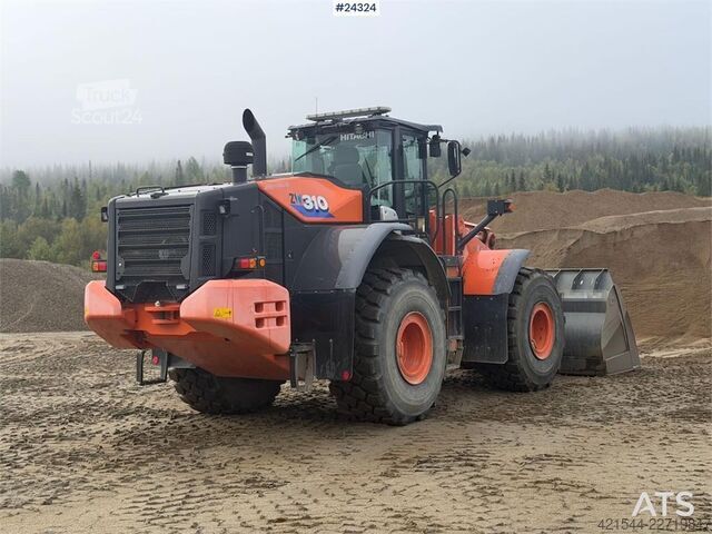 Iekrāvējs Hitachi ZW310-6 wheel loader w/ lever control, weight and