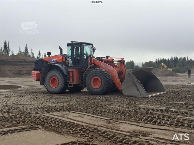 Iekrāvējs Hitachi ZW310-6 wheel loader w/ lever control, weight and